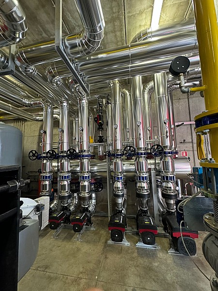 Coibentazione termica tubazioni impianto industriale Leon Impianti