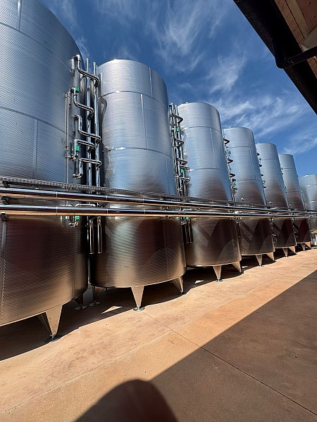 Impianto enologico per cantina vinicola Leon Impianti